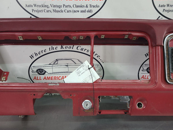 1978-79 Ford Bronco Front Dash Panel Structure / Assembly w/ Integral A/C - OEM11