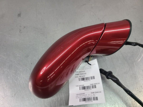 2005-09 C6 Corvette Right Passengers Side View Mirror, Magnetic Red - OEM10