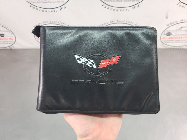 1999 C5 Corvette Factory Owners Manual w/ Leather Case - OEM1