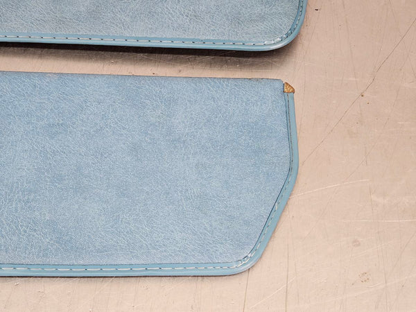 1973-87 Chevy Truck Blue Vinyl Sun Visor Pair, LH / RH - OEM11