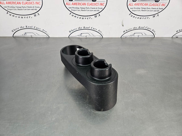 2004 Ford F150 4x4 Shifter Bezel Cup Holder Center Console Trim, Black - OEM0
