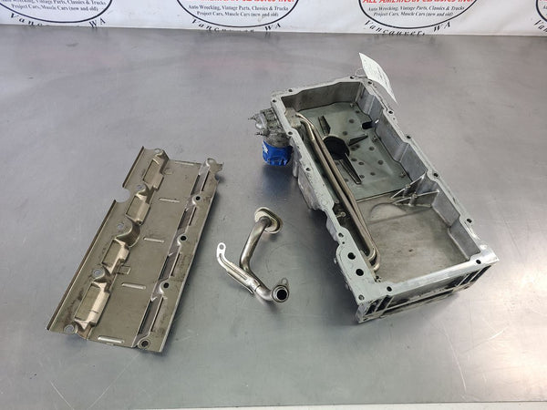 2004-06 GTO LS Front Sump Oil Pan Assembly w/ Tray, Pickup Tube - OEM1