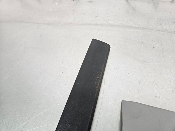 1987-93 Mustang Fox Body Headliner Trim Bezel Moulding 4 Piece Set, Black / Gray11