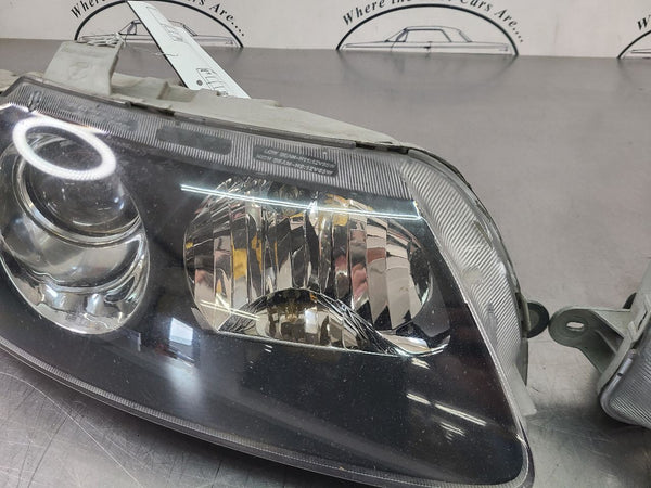 2004-06 GTO Front Headlight Head Lamp Pair, Left / Right, Clear Lenses - OEM5