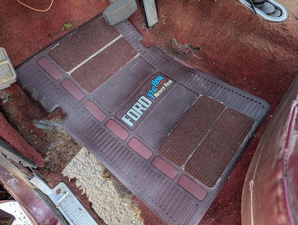 1977-79 Ford Bronco Exterior Fuel Door Assembly w/ Hinge - OEM 9