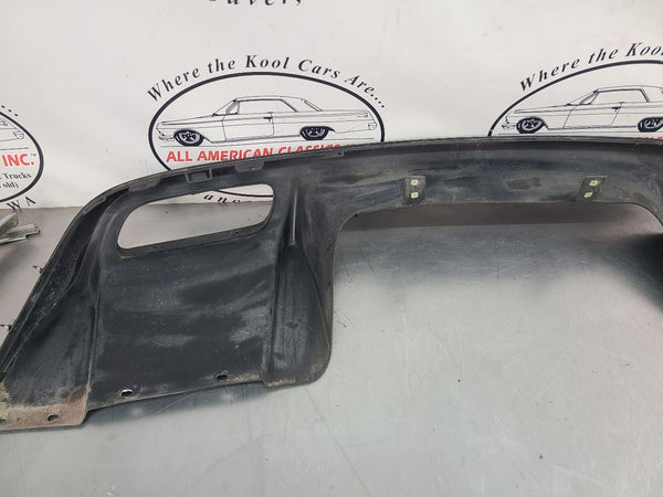 2005-13 C6 Corvette Rear Bumper Lower Valance Assembly, Bare - OEM16