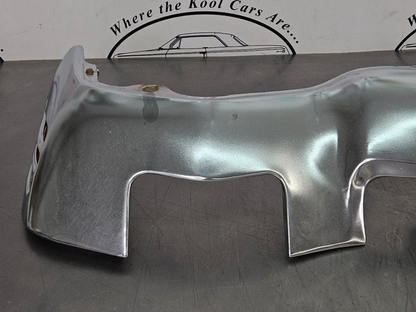 1970 Impala, Caprice Front Valance Lower Bumper Trim Panel, Chrome, OEM GM 2