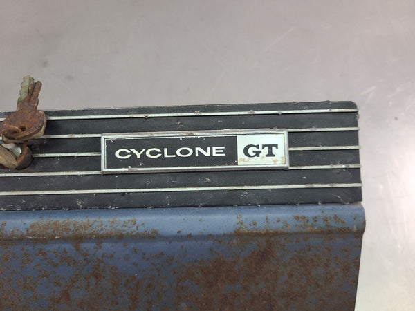 1966-67 Cyclone GT Glove Box Door w/ Emblem and Key!, Mercury Comet - OEM4