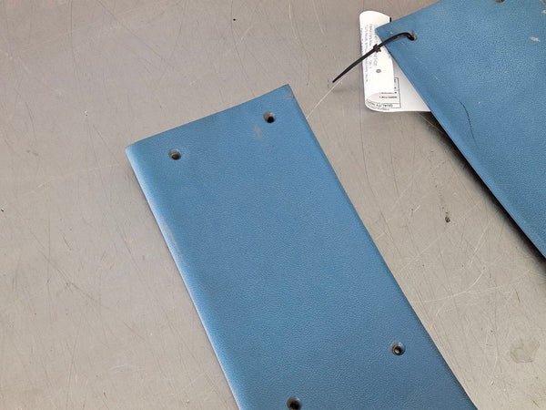 1973-75 Chevy Truck Rear Interior B Pillar Trim Panel Pair, Blue, Left / Right2