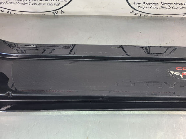 2005-13 C6 Corvette Drivers Left Side Rocker/Aperture Panel, Black - OEM8