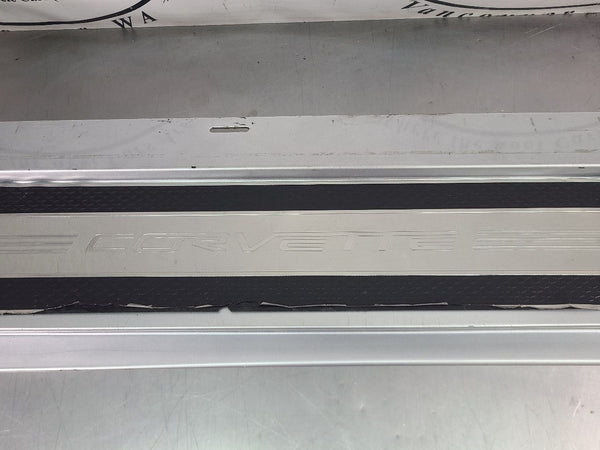  2005-13 C6 Corvette Drivers Left Side Rocker/Aperture Panel, Silver - OEM6
