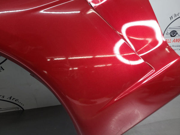 2005-13 C6 Corvette Left Driver Side Front Fender Panel, Magnetic Red, LH - OEM12