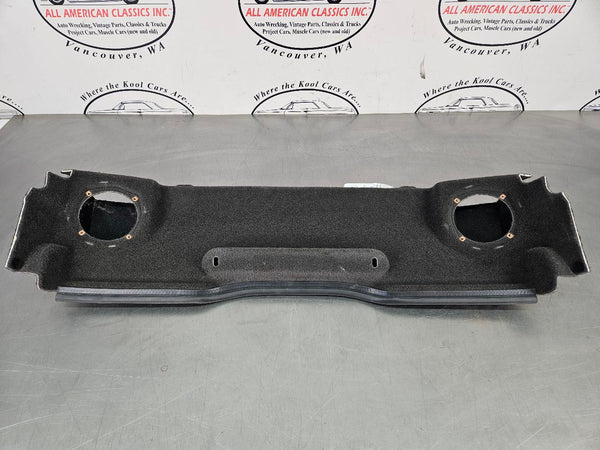 2005-13 C6 Corvette Convertible Rear Trunk Speaker Carpet Panel - OEM0
