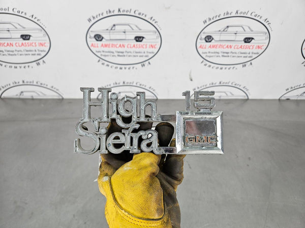 1975-80 GMC High Sierra 15 Truck Emblem - OEM0
