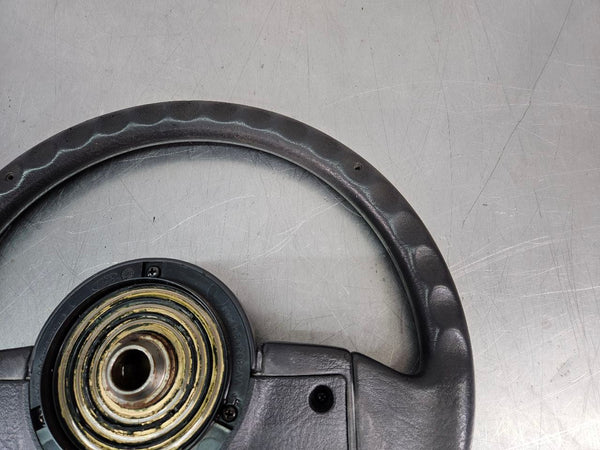 1987-89 Mustang Fox Body 2 Spoke Steering Wheel, Black, Nice - OEM12