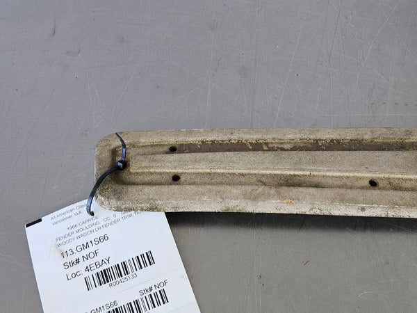1966 Chevy Caprice Custom Woody Wagon Front Fender Moulding Trim, LH #38849099