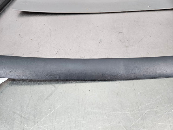 1987-93 Mustang Fox Body Headliner Trim Bezel Moulding 4 Piece Set, Black / Gray2