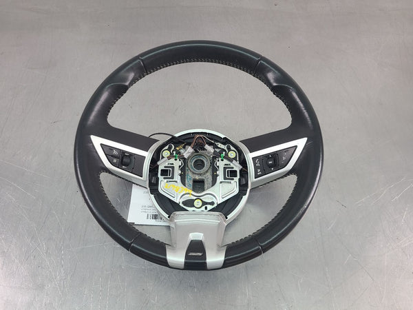2010 Camaro Factory Black Leather Steering Wheel w/ Silver Accent - OEM0