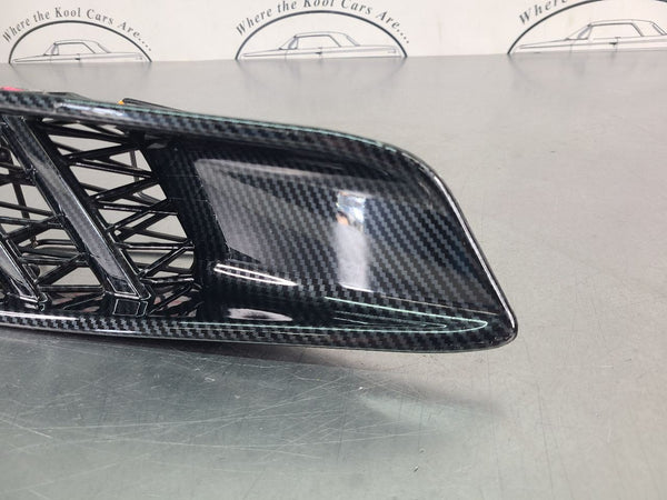 2014-17 C7 Corvette Coupe Quarter Panel Vent Insert, Carbon Overlay, Left LH1