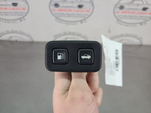 2005-13 C6 Corvette Fuel Door / Trunk Release Switch, Front Dash, Black Trim0