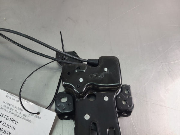 2002-05 Ford Thunderbird Rear Trunk Latch Lock Actuator Assembly w/ Pull - OEM1