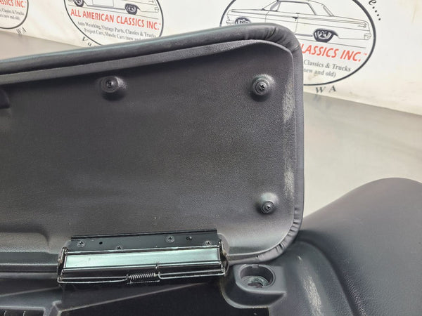 2000-04 C5 Corvette Center Console Complete Assembly, Base w/ Lid, Black - OEM16