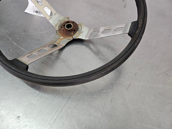 1977 Gremlin AMX AMC 3-Spoke Steering Wheel, Bare, Black - OEM6