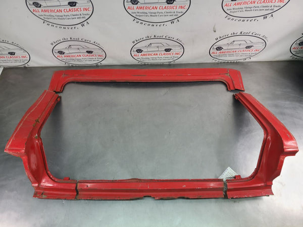 1962-65 Nova Rear Trunk Tail Panel Set w/ Strip Channel, 4 Pieces - OEM0