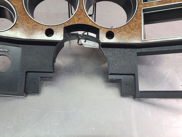 1981-87(91) Chevy Truck, Suburban Instrument Cluster Bezel Trim, Woodgrain16