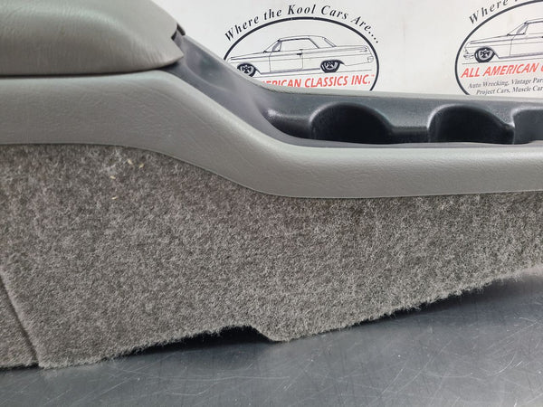 1994-95 Impala SS Front Center Floor Console Assembly, Gray, Column Shift! - OEM18
