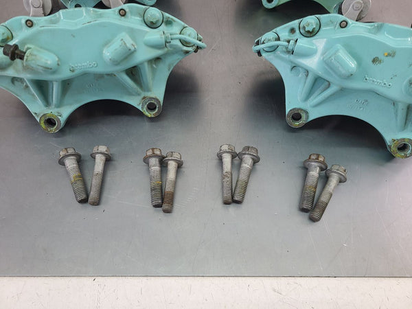2010-15 Camaro SS Factory Brembo Big Brake Caliper Set of 4 Front/Rear, Blue15