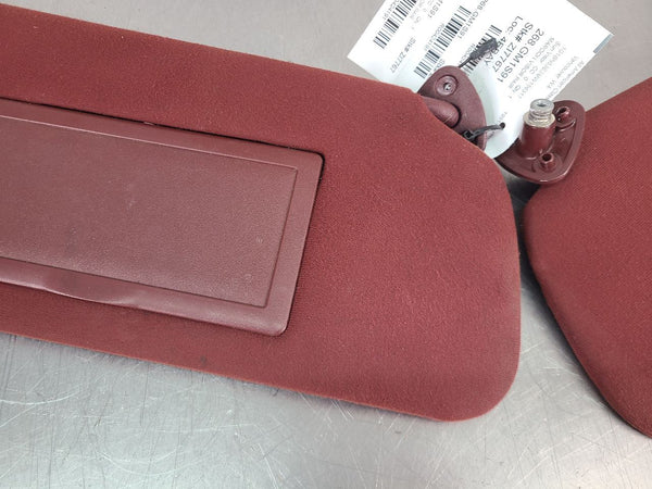 1991 Chevrolet Caprice Front Sun Visor Pair, Maroon - OEM2