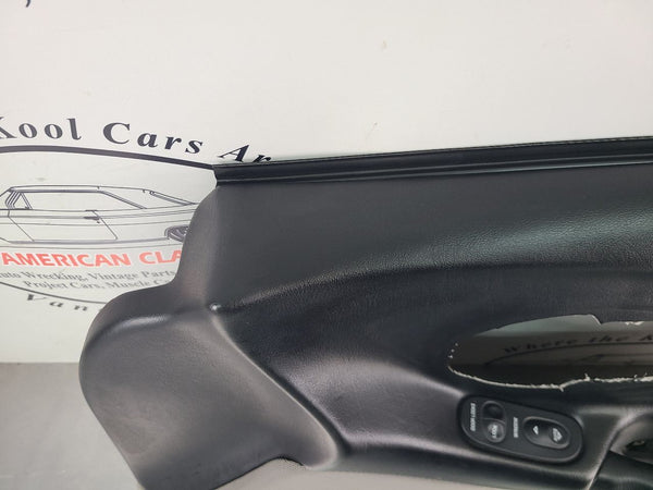 1997-04 C5 Corvette Door Trim Panel Assemby, Right Passenger Side, Black / Gray 1