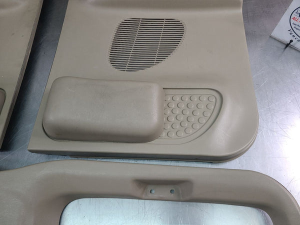 2006 Ford F-250 F-350 Front and Rear Power Door Trim Panel, Set of 6, Tan - OEM13