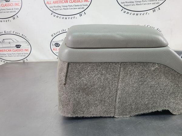 1994-95 Impala SS Front Center Floor Console Assembly, Gray, Column Shift! - OEM16