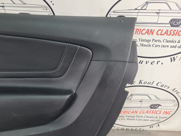 2018 Mustang Right Passenger Side Door Trim Panel, Premium Package, Black, RH4