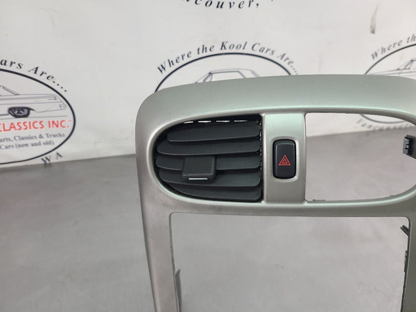 2005-13 C6 Corvette Front Center Console Radio Surround Dash Trim Bezel, Silver7