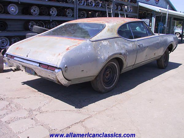 1968 442 Oldsmobile Cutlass Engine Hood Rear Vent Louver Grill w/ Upper Moulding15