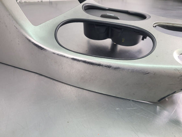 2005-13 C6 Corvette Front Center Console Radio Surround Dash Trim Bezel, Silver13