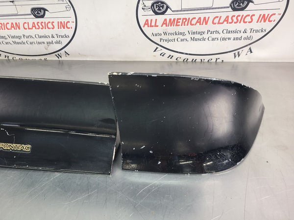 1970-78 Pontiac Firebird Trans Am 3-Piece Rear Spoiler Complete Set, Black - OEM9