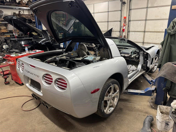 1997-04 C5 Corvette Seat Lumbar Pump Assembly w/ Bags / Lines - OEM15