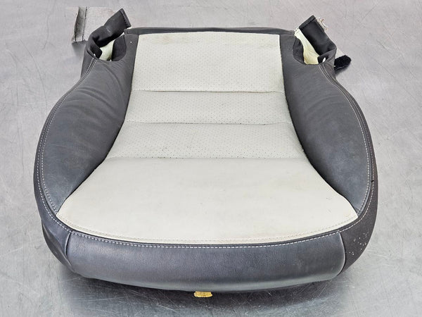 2005-06 C6 Corvette Lower Seat Bottom Cushion / Cover, Black / Gray, Right Side 2