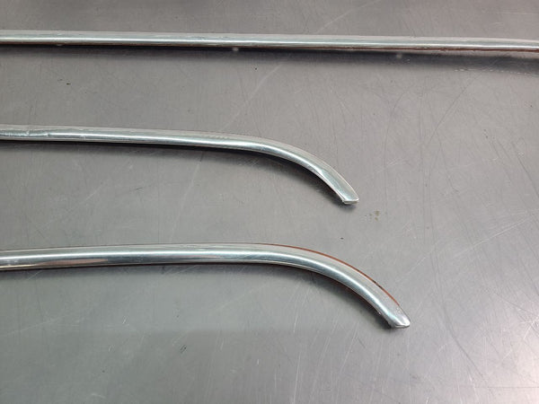 1973-80 Chevy Suburban Stainless Steel Drip Rail Driprail Moulding Trim Set, OEM6