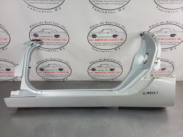 1997-04 C5 Corvette Left Side Rocker Aperture Panel Moulding, Sebring Silver0