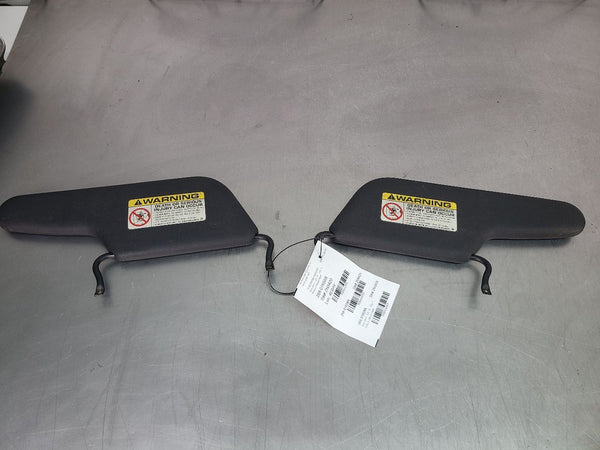 2000-02 Plymouth Prowler Front Sun Visor Pair, Left and Right, Black - OEM5