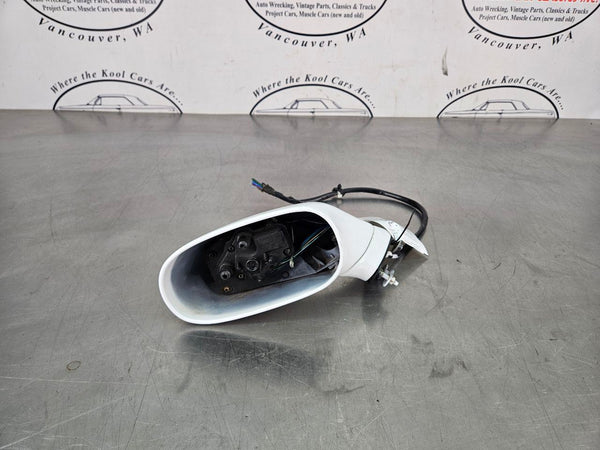 1997-02 C5 Corvette Side View Mirror Assembly, White, Left Driver Side LH0