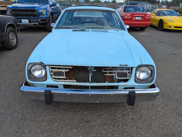 1977 Gremlin AMX AMC 3-Spoke Steering Wheel, Bare, Black - OEM14