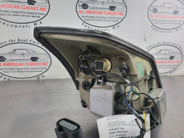 2004-09 Cadillac XLR Front Headlight Headlamp, Left LH Drivers Side - OEM15
