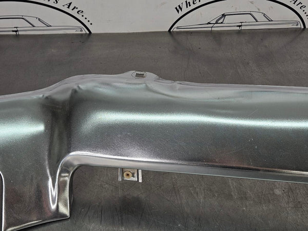 1970 Impala, Caprice Front Valance Lower Bumper Trim Panel, Chrome, OEM GM 3