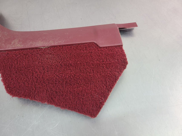 1988-94 GMC Chevy Truck Interior Kick Panel Pair, Carpeted, Red, LH/RH - OEM8
